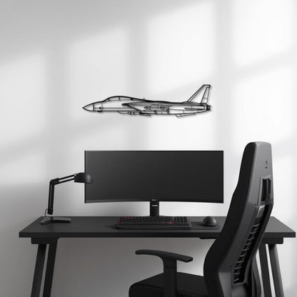 F-14 Fighter Jet Metal Wall Art 3D – Aircraft Wall Decor Made of Metal